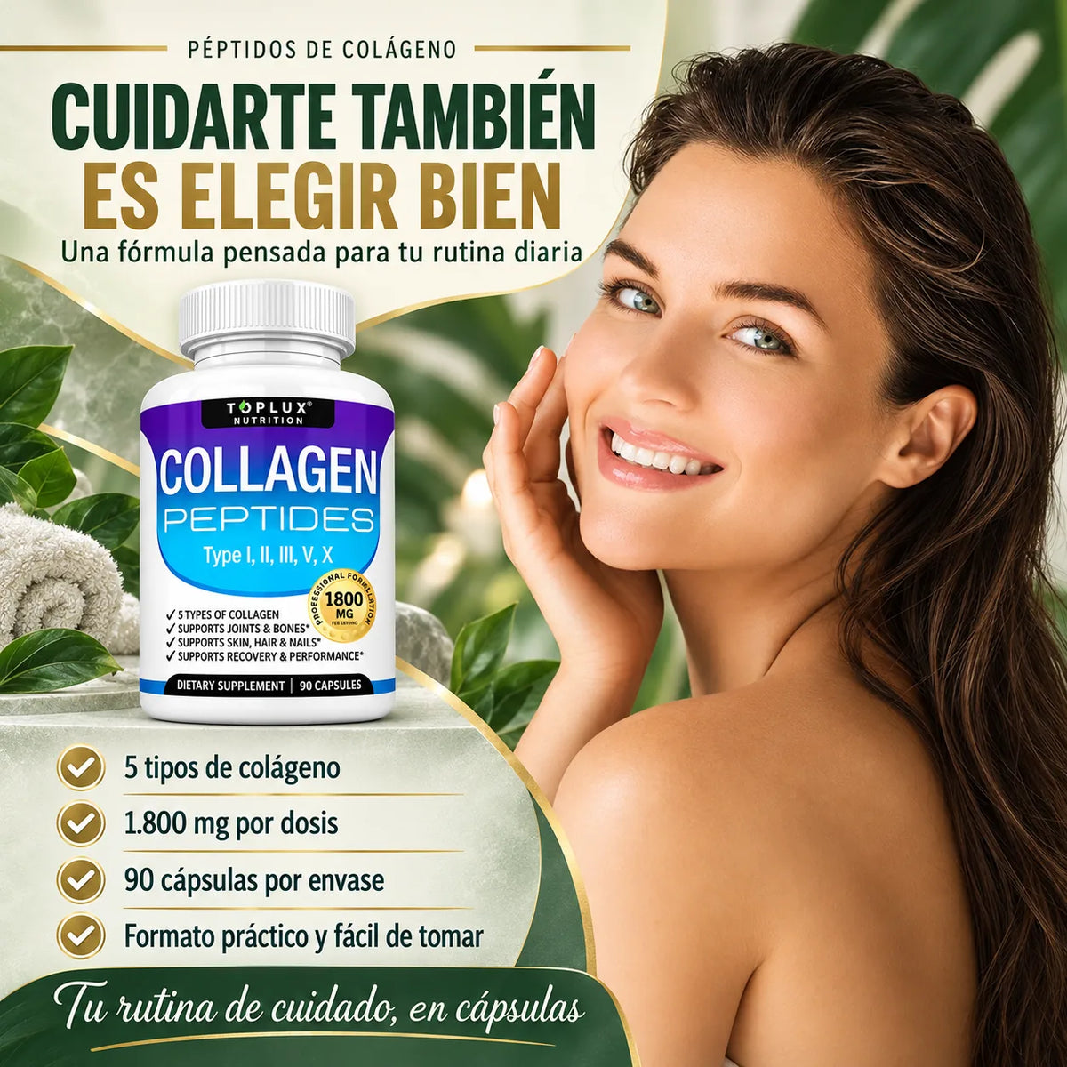 Colágeno MADOVA · Tu rutina diaria 40+