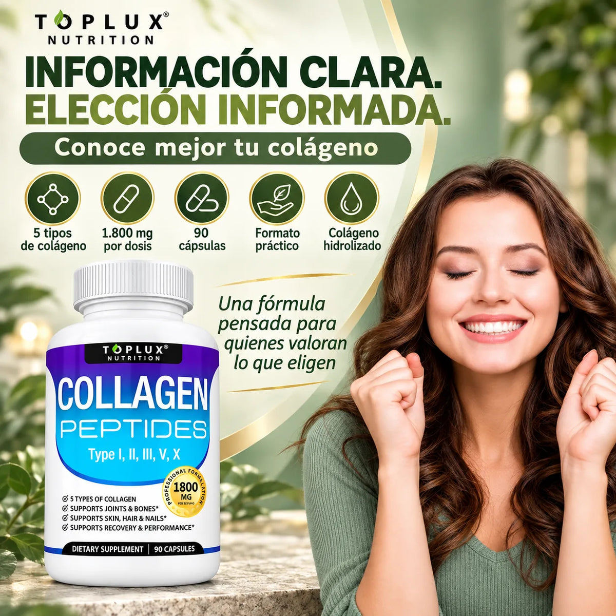 Colágeno MADOVA · Tu rutina diaria 40+