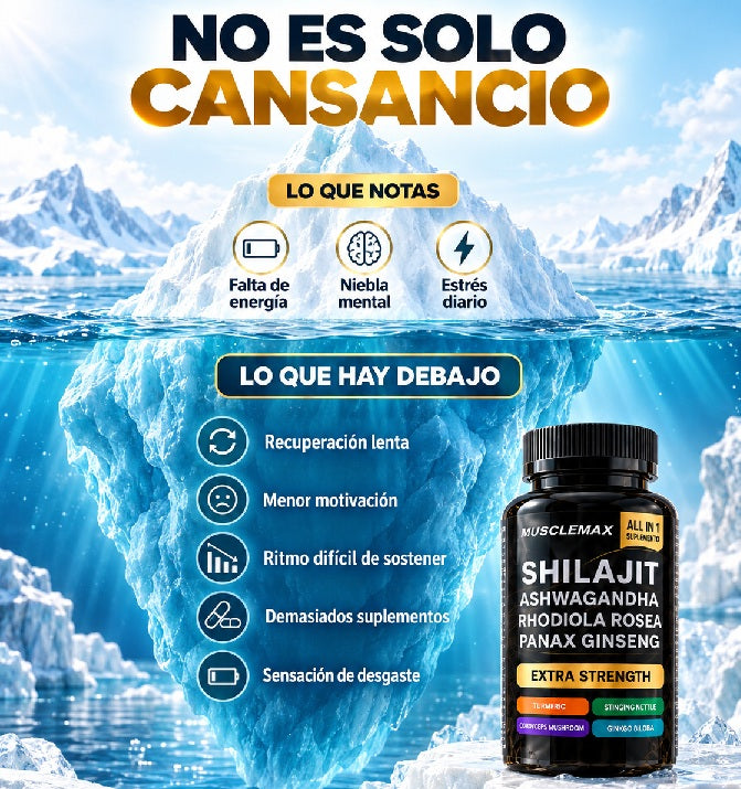 SHILAJIT, Energía y Vitalidad.     NUEVO FORMATO: EN CÁPSULAS Y CON ASHWAGANDHA!