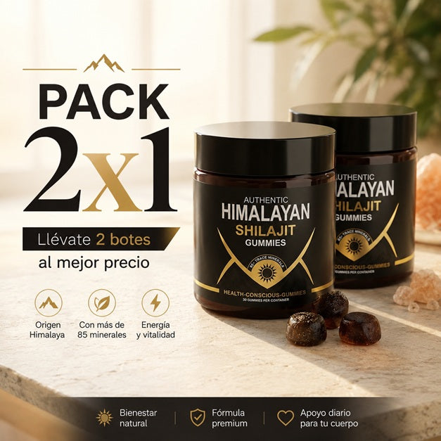 Gominolas de Shilajit Puro. - PACK2x1!