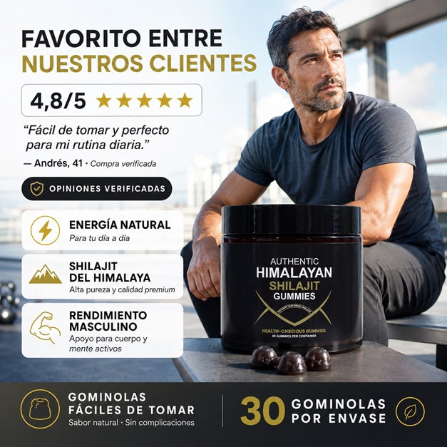 Gominolas de Shilajit Puro. - PACK2x1!