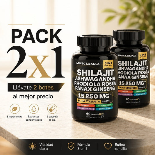 SHILAJIT, Energía y Vitalidad.     NUEVO FORMATO: EN CÁPSULAS Y CON ASHWAGANDHA!