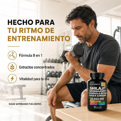 SHILAJIT, Energía y Vitalidad.     NUEVO FORMATO: EN CÁPSULAS Y CON ASHWAGANDHA!